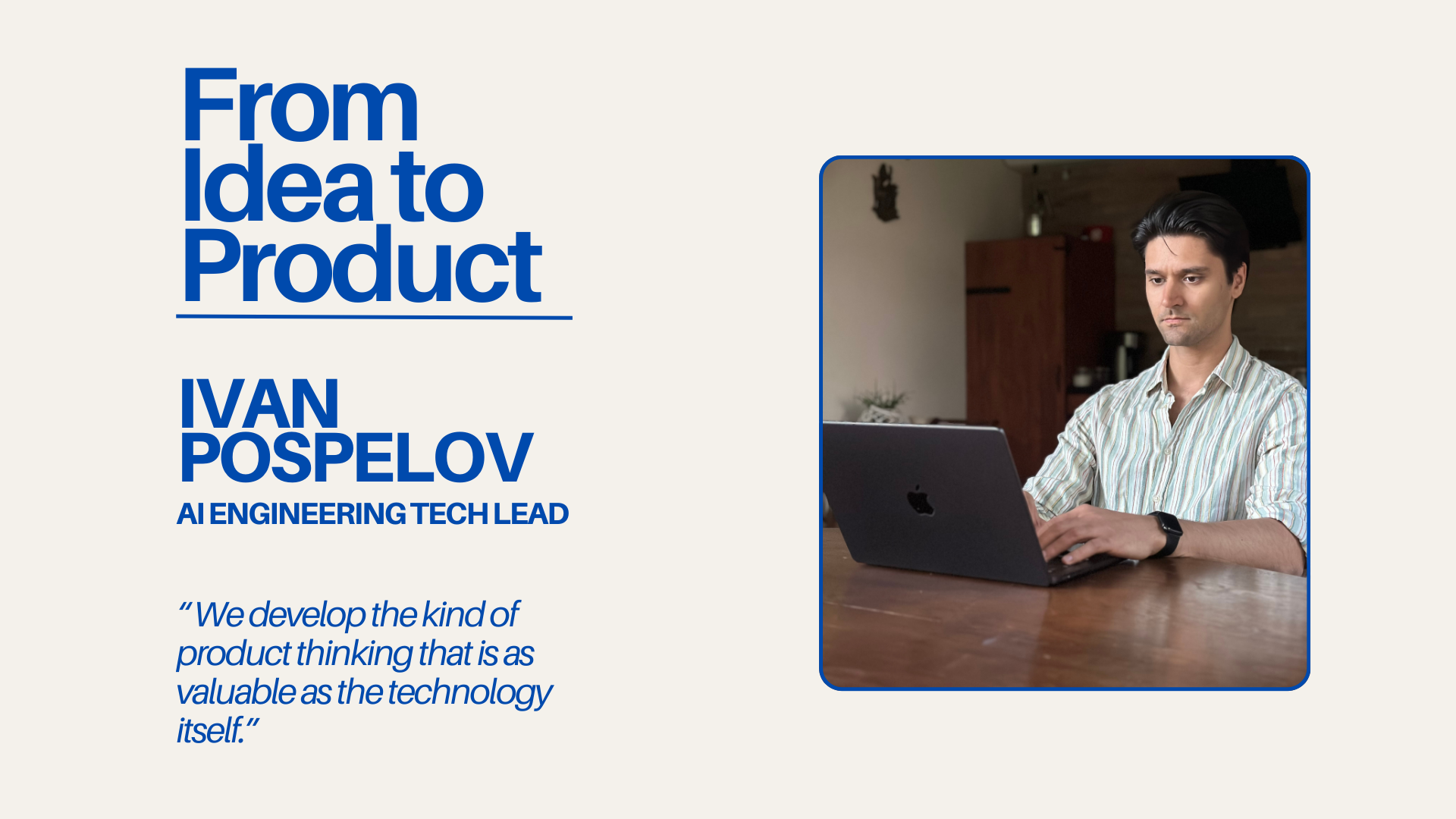 Ona: AI Product Built from Idea to Production in Two Weeks